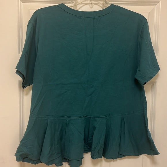 Anthropologie Hashtag in Trend Peplum Shirt- Size M - Picture 5 of 15
